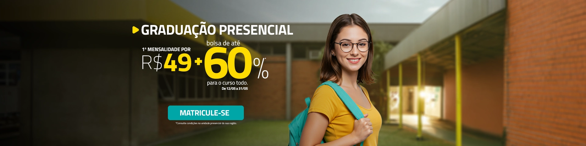 Oferta Graduação Presencial - 12/05 a 31/05/25