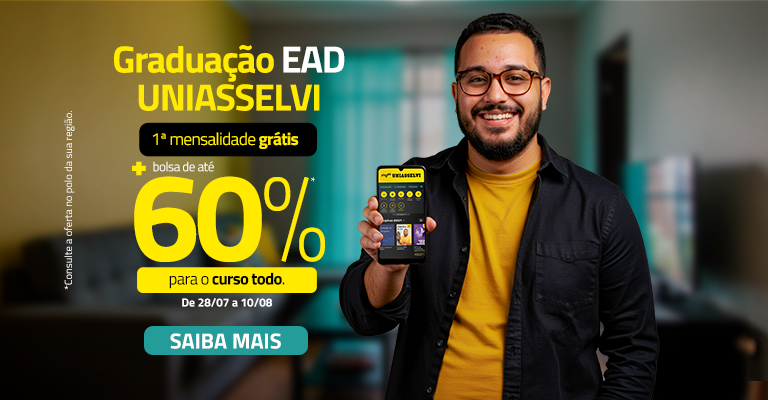 OFERTA GRADUAÇÃO EAD - 28/07 a 10/08