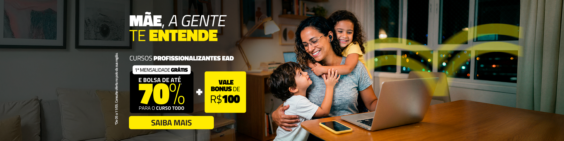 HOME - PROF > Dia das Mães - 05 a 11/05 - Até 70%