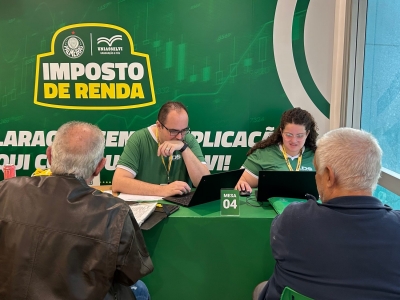 UNIASSELVI e Palmeiras promovem a&ccedil;&atilde;o gratuita de apoio &agrave; declara&ccedil;&atilde;o do Imposto de Renda 2026